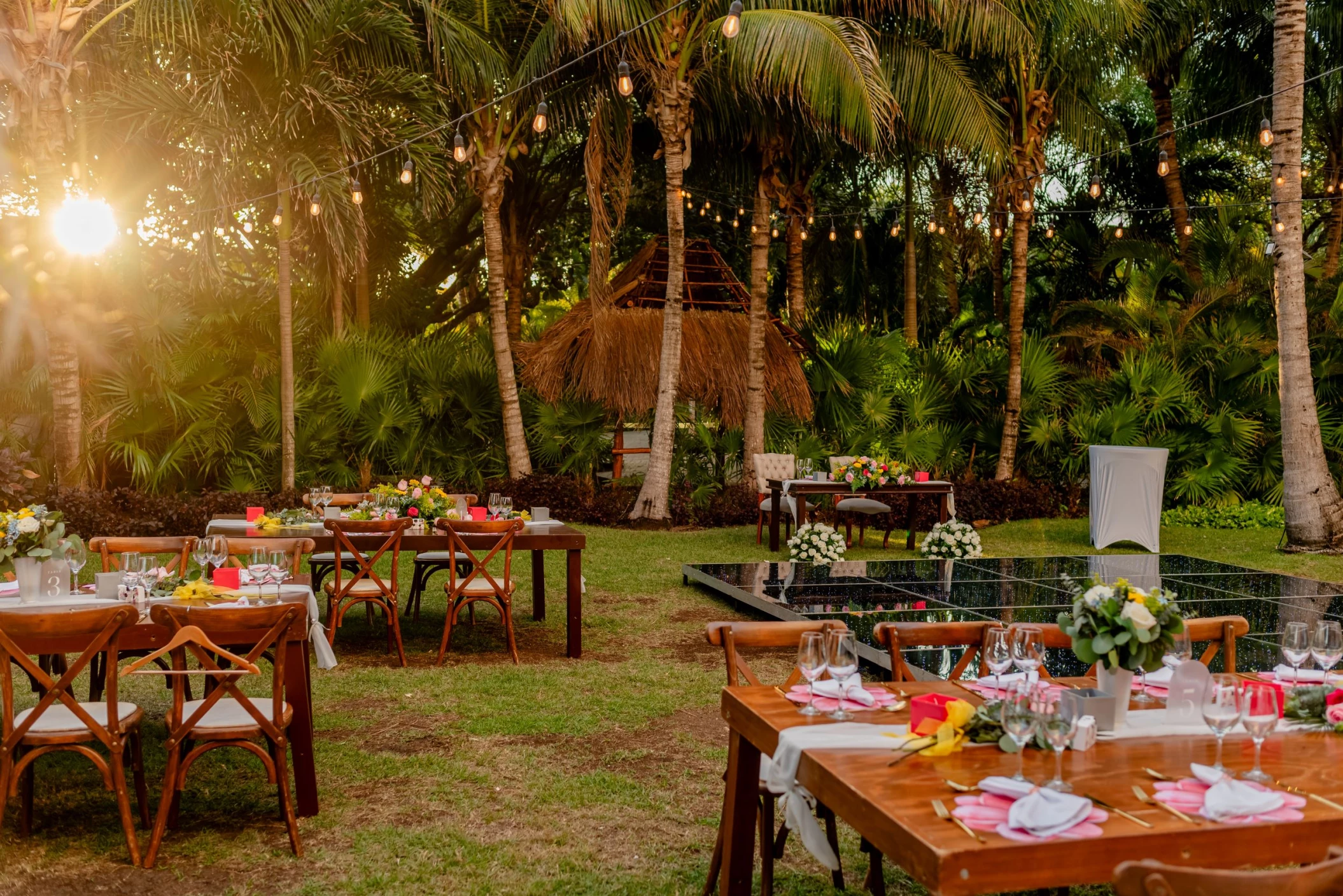 garden venue at The Fives Beach Hotel & Residences