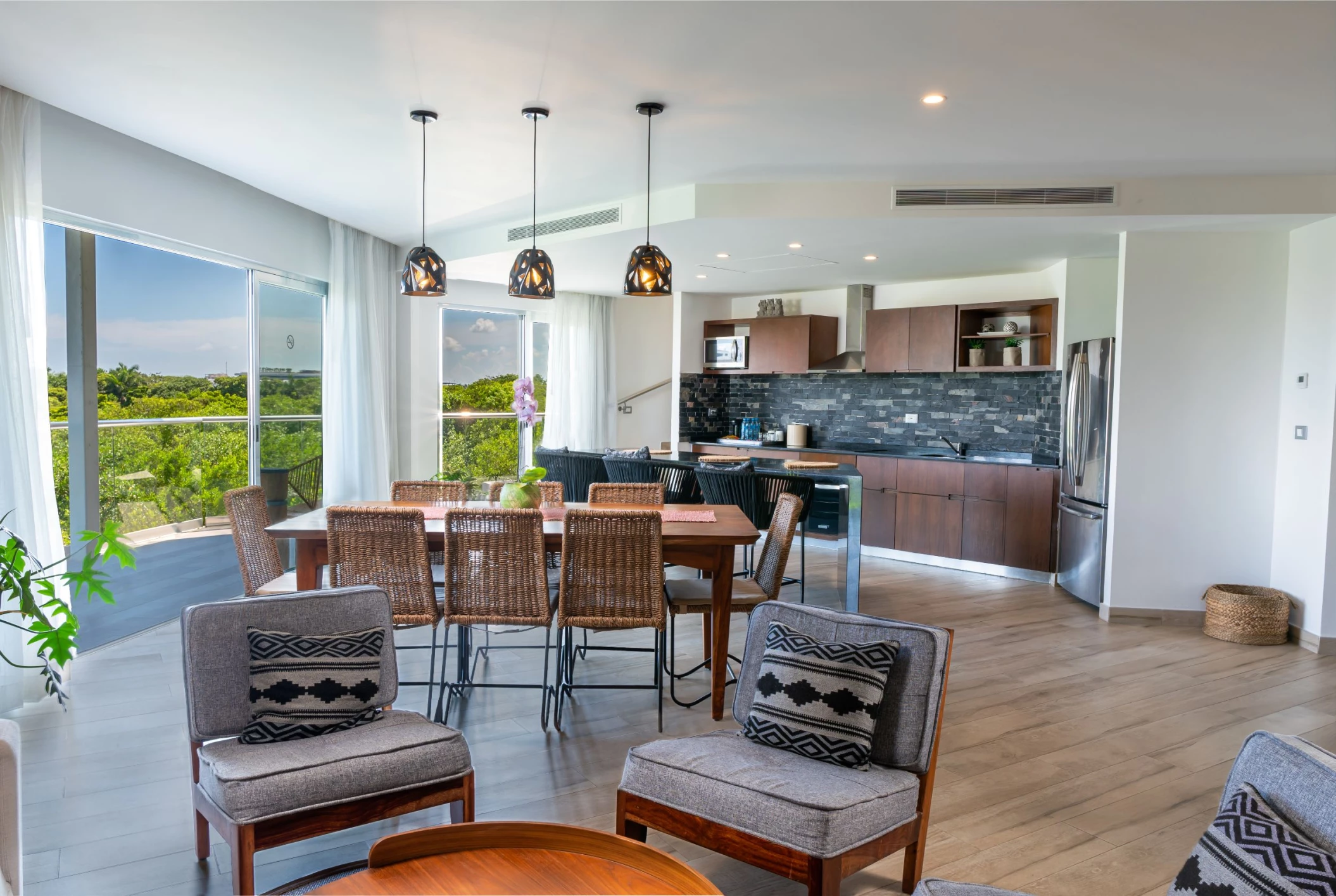 three bedroom presidential suite at The Fives Beach Hotel & Residences