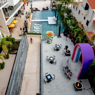 Lobby Terrace venue at the fives oceanfront