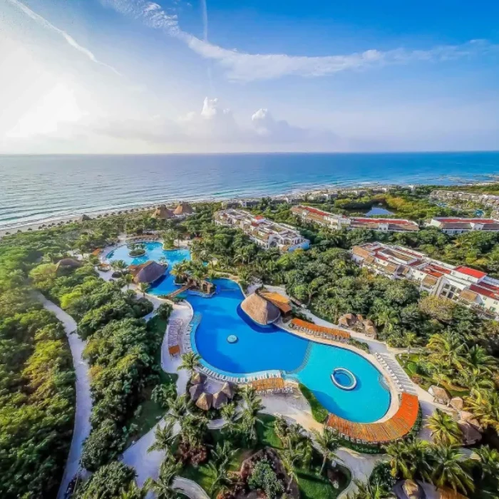 Aerial view of Valentin Imperial Riviera Maya