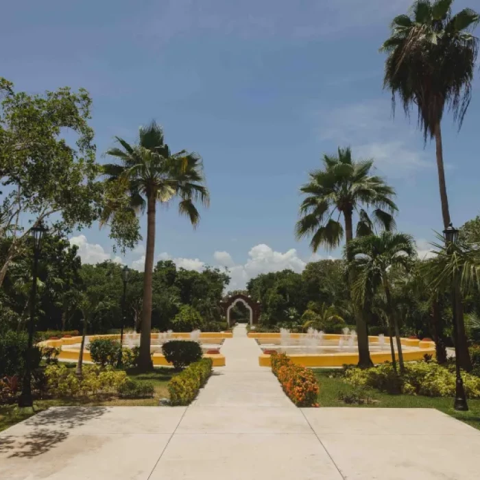 Las Fuentes wedding venue at Valentin Imperial Riviera Maya