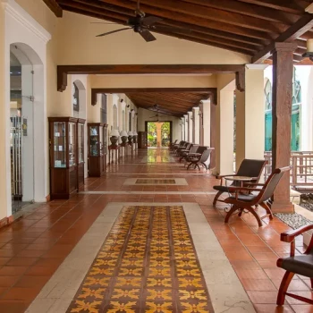Lobby hallways at Valentin Imperial Riviera Maya
