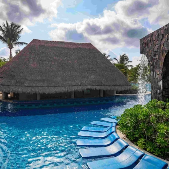 Pool bar at Valentin Imperial Riviera Maya