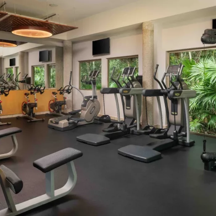 Fitness center at Valentin Imperial Riviera Maya