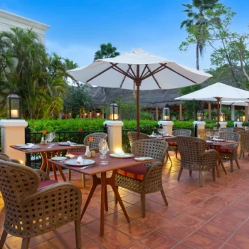 El Olivo restaurant terrace at Valentin Imperial Riviera Maya