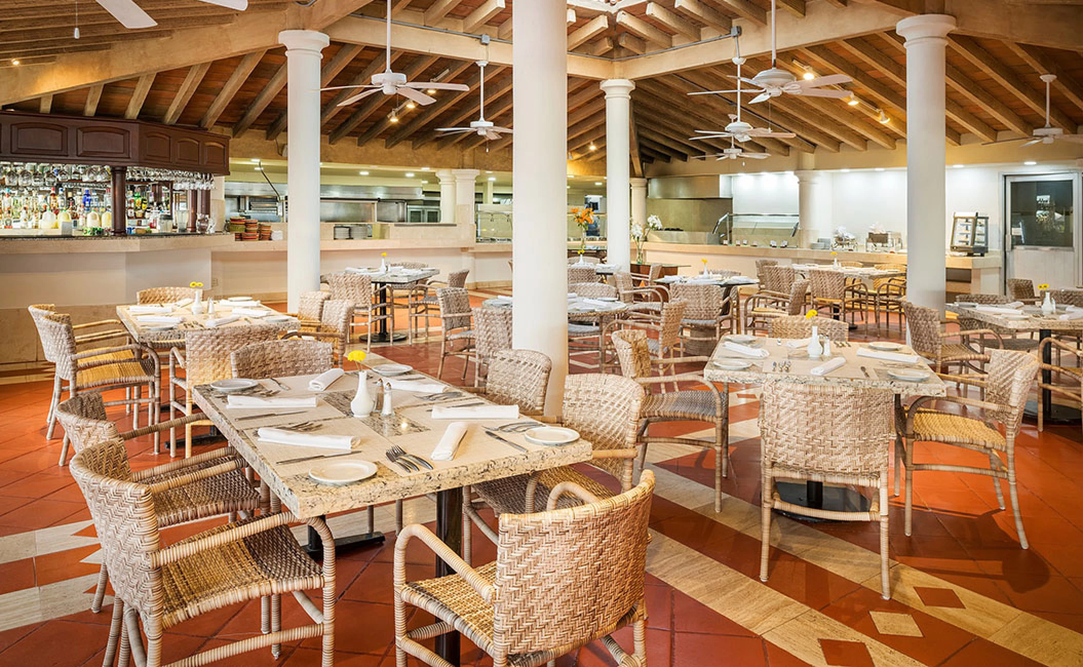 Beach snack bar at Velas Vallarta