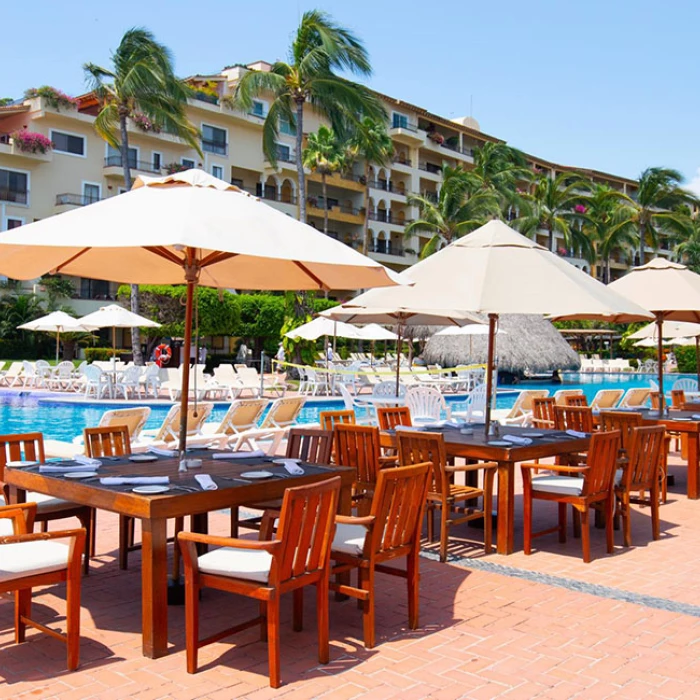 Aqua Bar Terrace wedding venue at Velas Vallarta Resort.