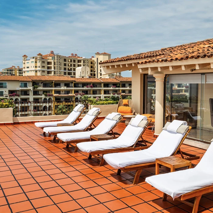 Presidential suite terrace at Velas Vallarta