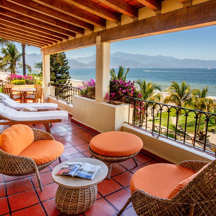 Suite balcony at Velas Vallarta