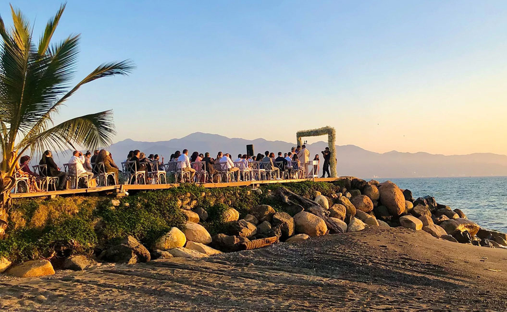 Jetty Wedding Venue at Velas Vallarta Resort.