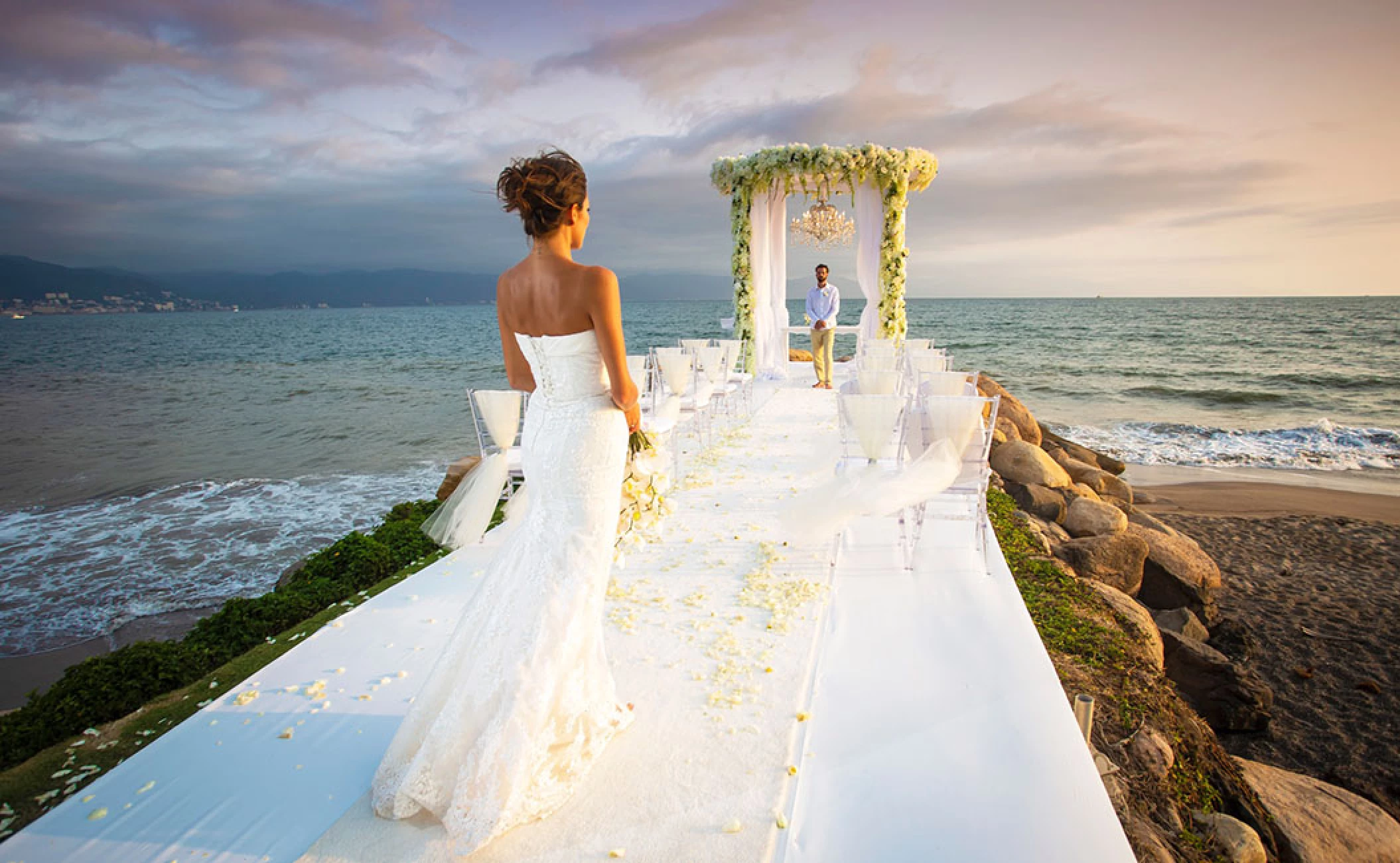 Jetty Wedding Venue at Velas Vallarta Resort.