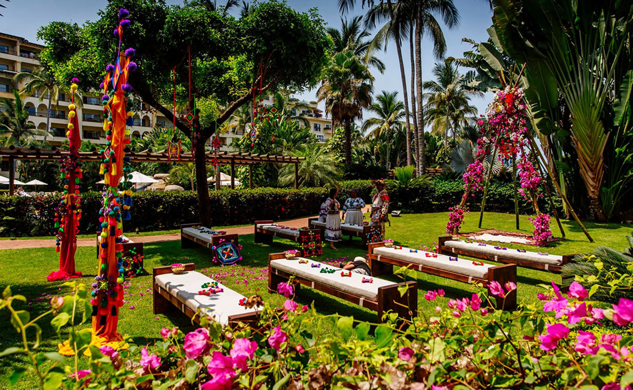 Riviera Garden Wedding Venue at Velas Vallarta Resort.