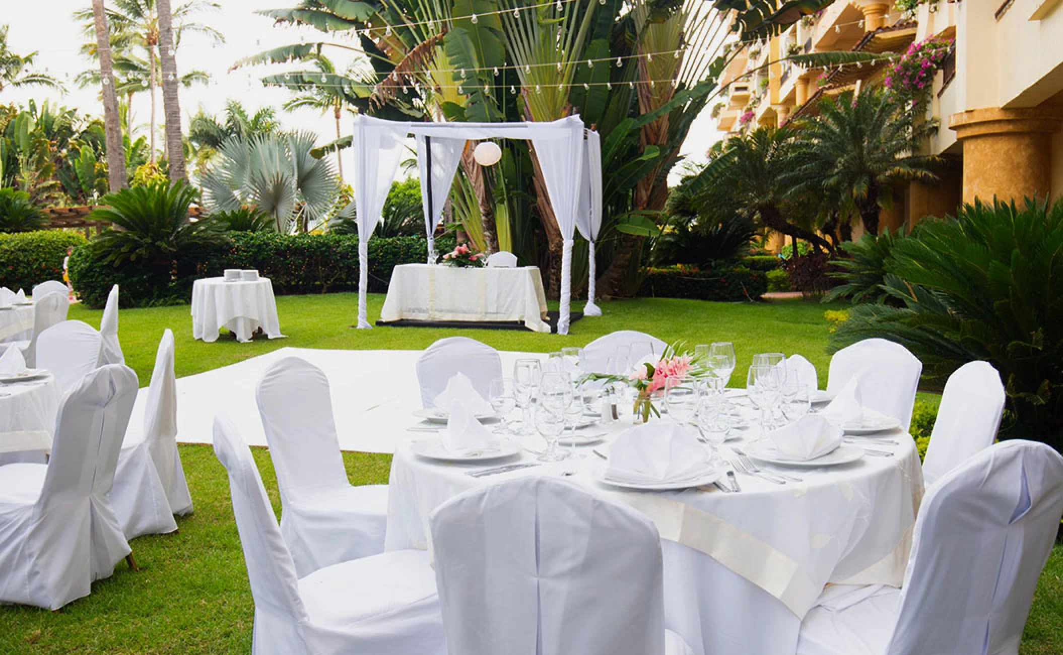 Riviera Garden Wedding Venue at Velas Vallarta Resort.