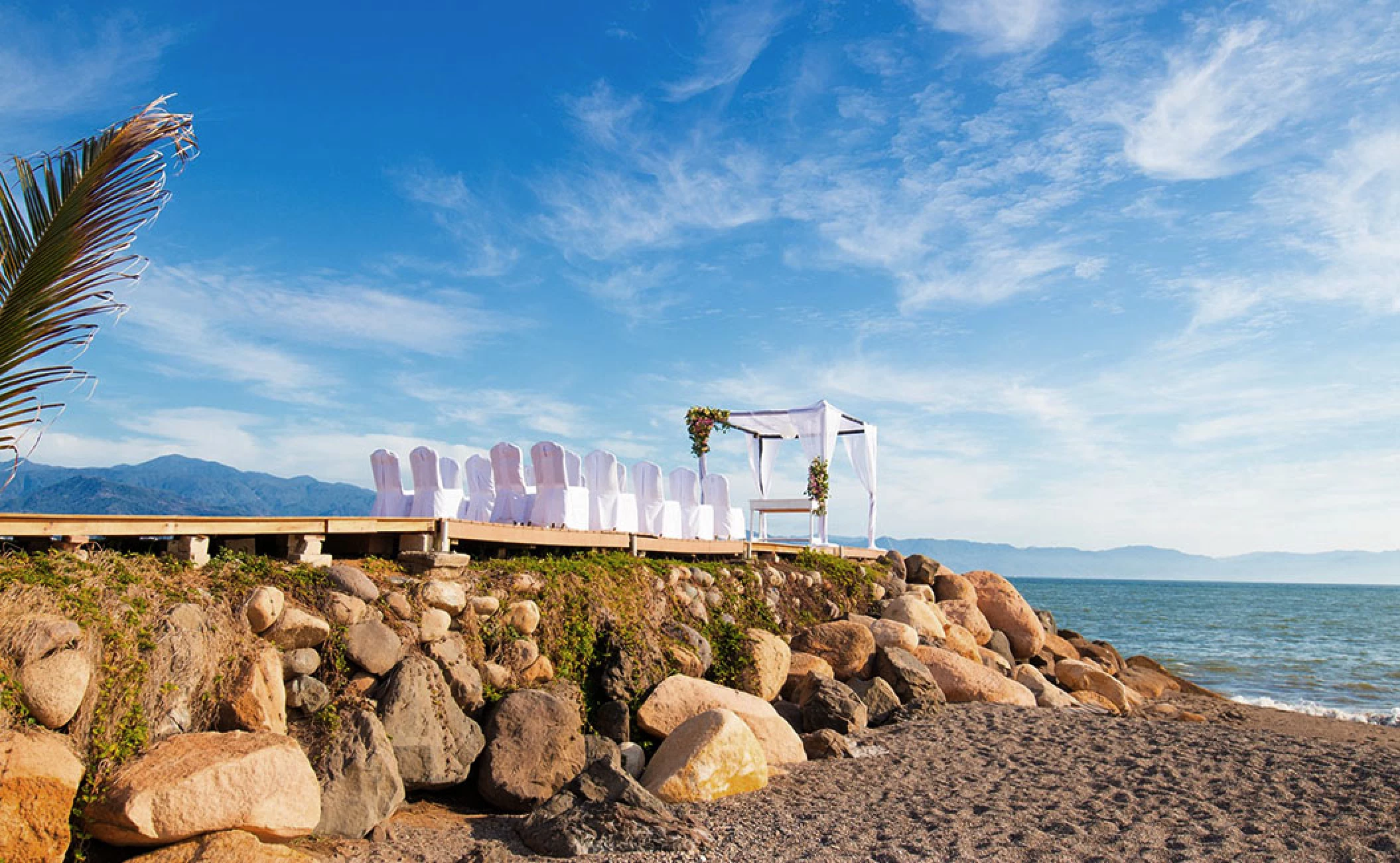 Jetty Wedding Venue at Velas Vallarta Resort.