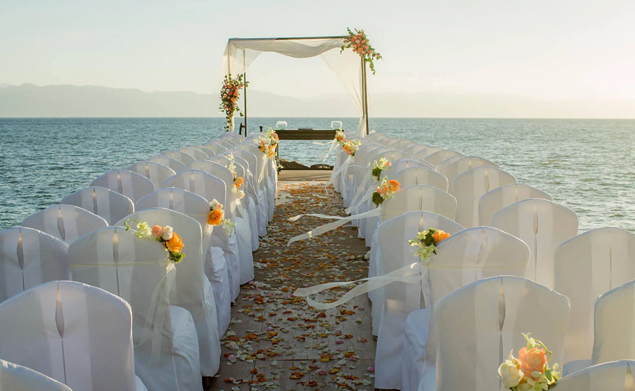 Jetty Wedding Venue at Velas Vallarta Resort.
