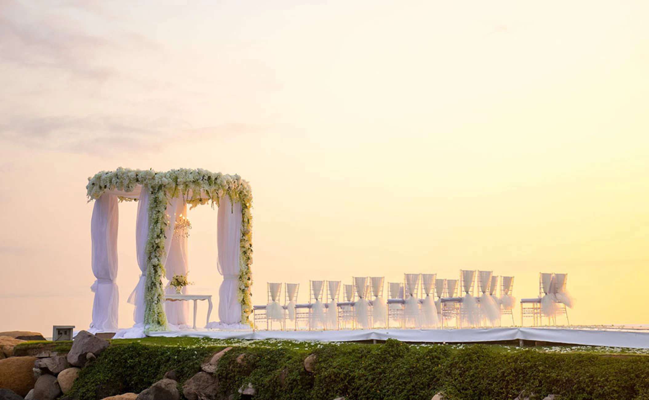 Jetty Wedding Venue at Velas Vallarta Resort.