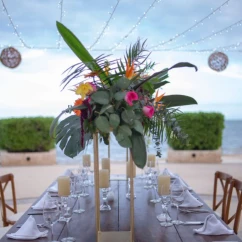 patio casona venue at Villa del Palmar Cancun