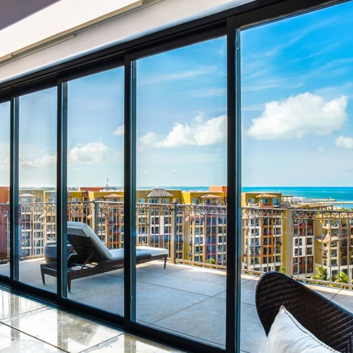 beautiful view from the grand penthouse at Villa del Palmar Cancun