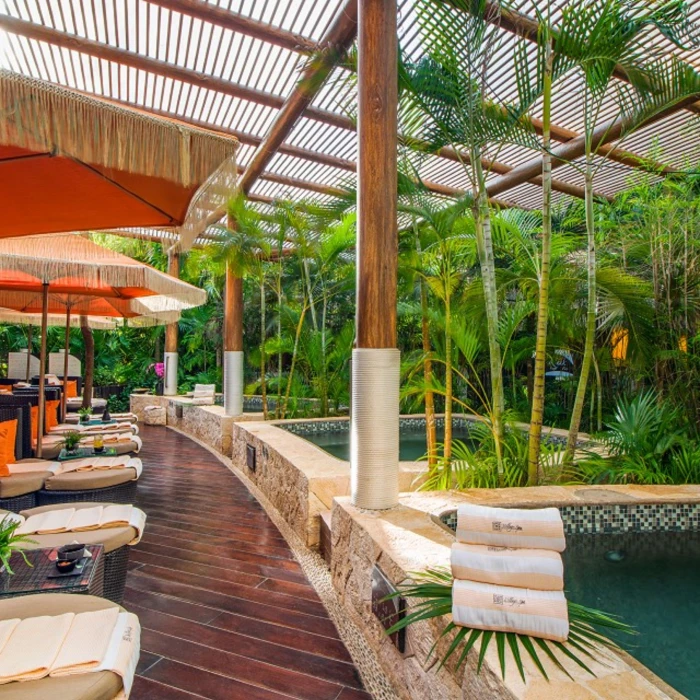 village spa at Villa del Palmar Cancun