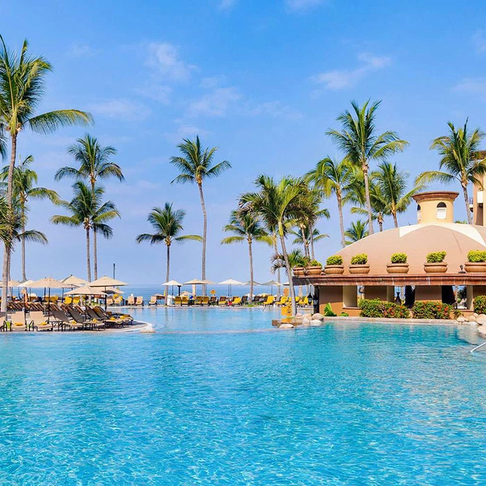 Infinity pool at Villa La Estancia Riviera Nayarit