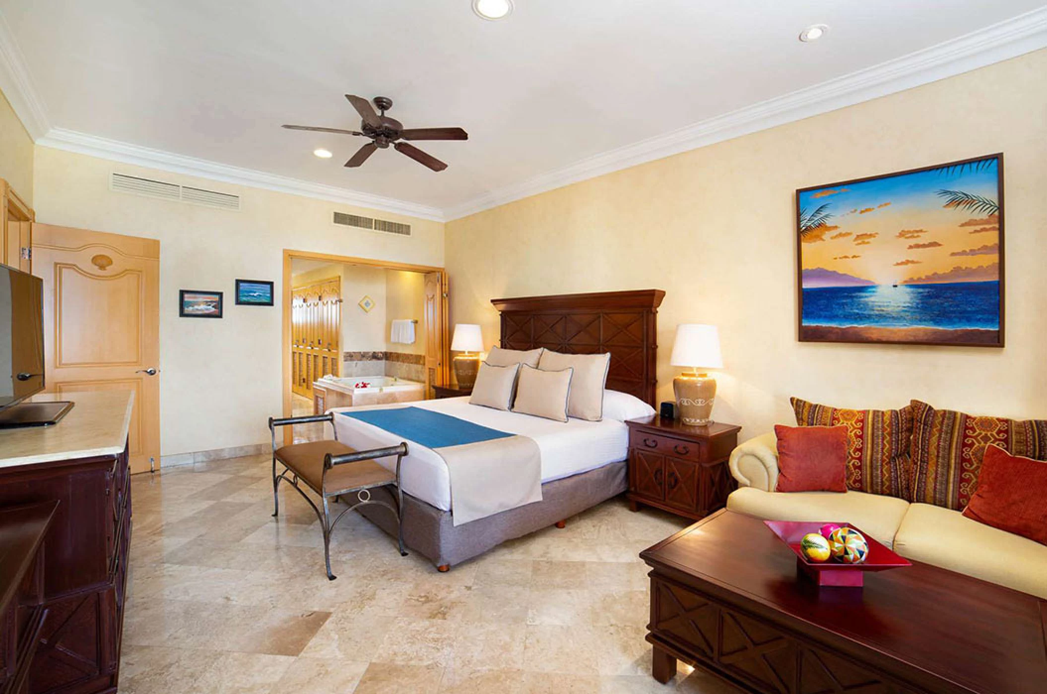 One bedroom suite at Villa La Estancia Riviera Nayarit