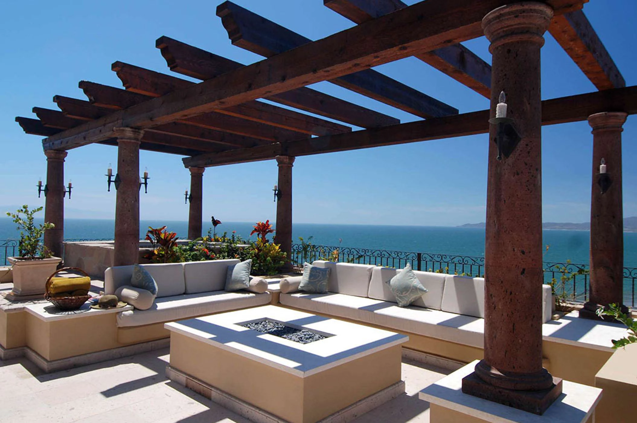 Three bedroom suite balcony at Villa La Estancia Riviera Nayarit