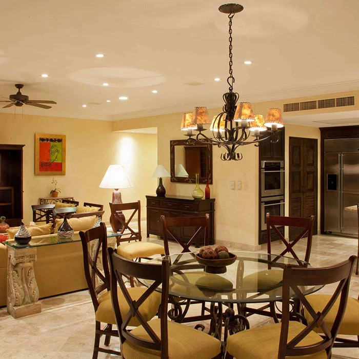 Three bedroom suite living room at Villa La Estancia Riviera Nayarit