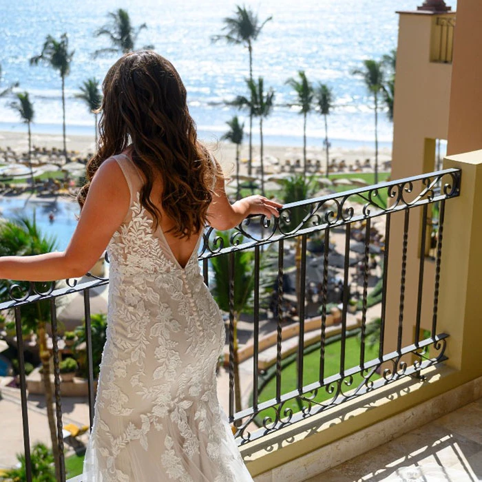 Brida on suite balcony at Villa La Estancia Riviera Nayarit