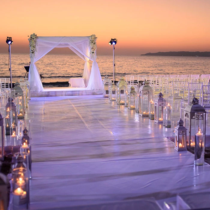 Beach wedding venua at Villa La Estancia Riviera Nayarit