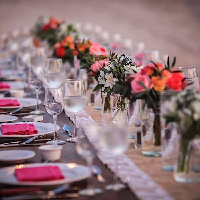 wedding table at Villa Premiere Boutique Hotel