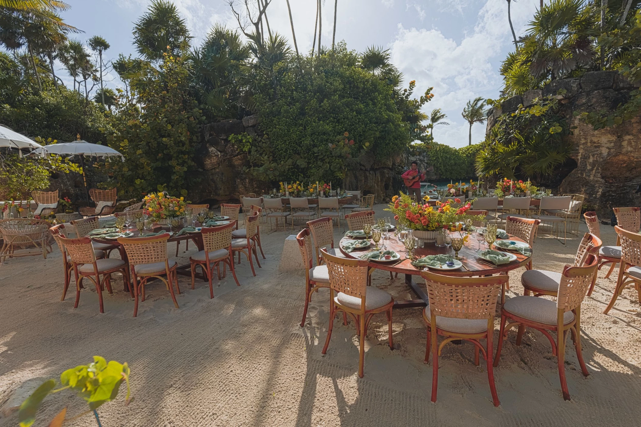 Caleta Ecumenica venue at Xcaret Arte