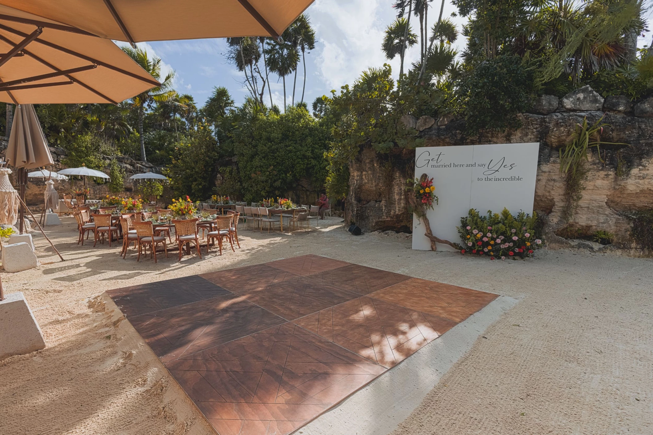 Caleta Ecumenica venue at Xcaret Arte