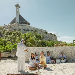 Mayan ceremony at Hotel Xcaret Arte