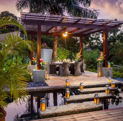 alexandria pergola at Zoetry Marigot Bay St. Lucia