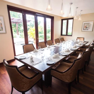 Alexandria Private Dining Room at zoetry marigot bay st lucia