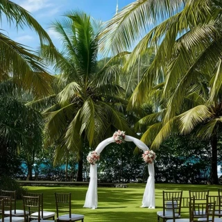 palm pavilion garden venue at zoetry marigot bay st lucia