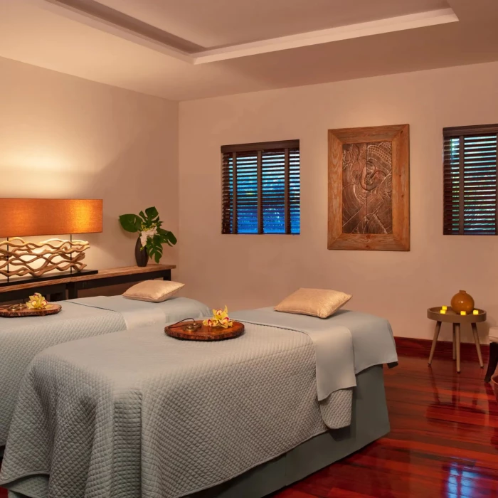 couples massage cabin at the spa at Zoetry Montego Bay