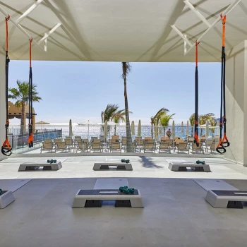 Fitness center at Riu Palace Baja California