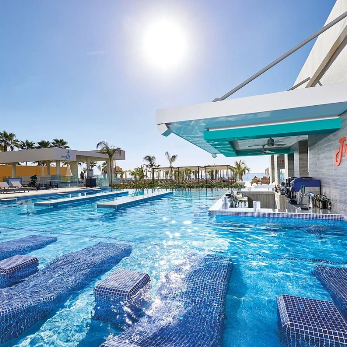 Swim up bar at Riu Palace Baja California