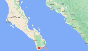 Google map of Riu Palace Baja California