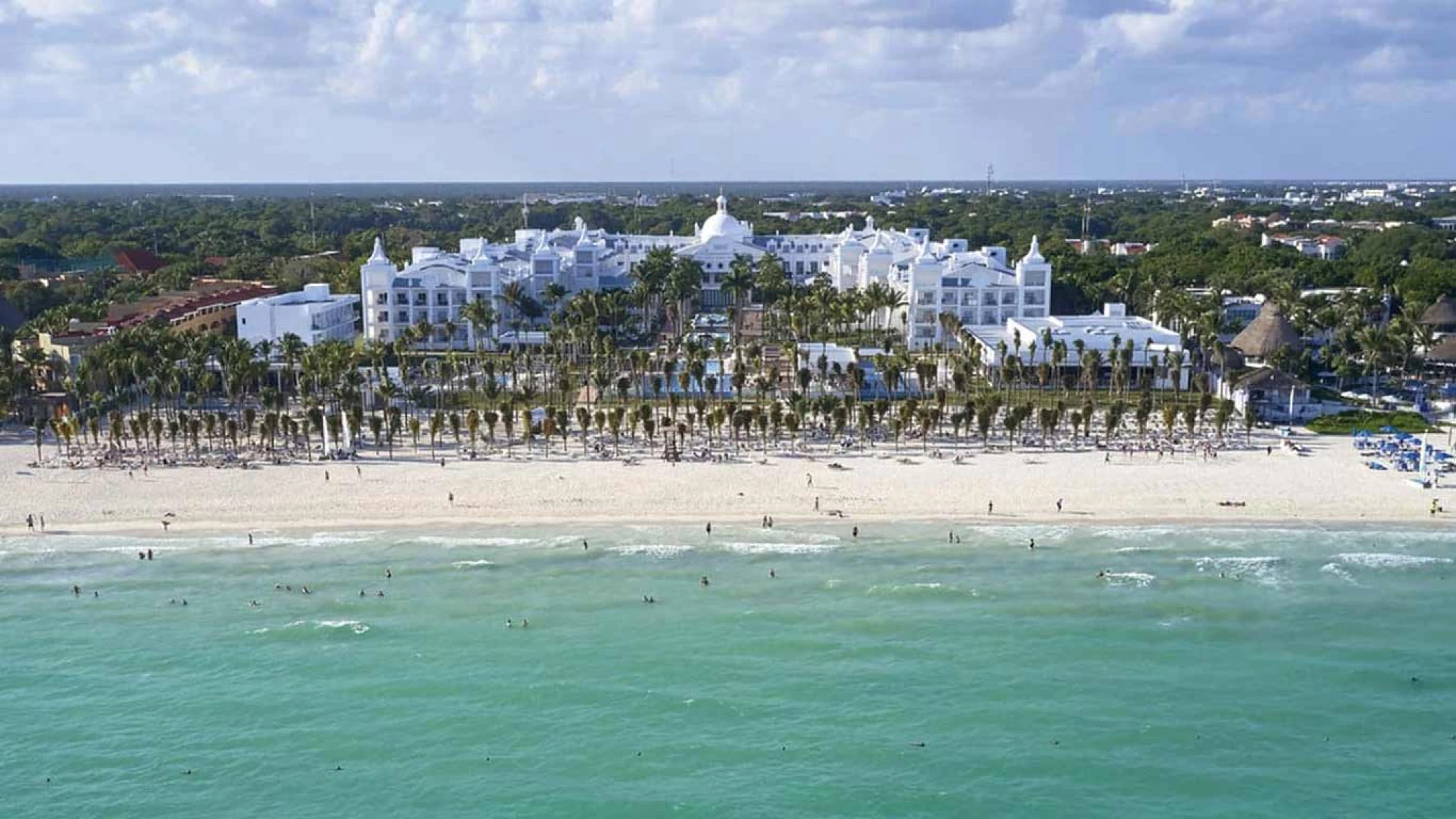 RIU PALACE RIVIERA MAYA BEACH OVERVIEW