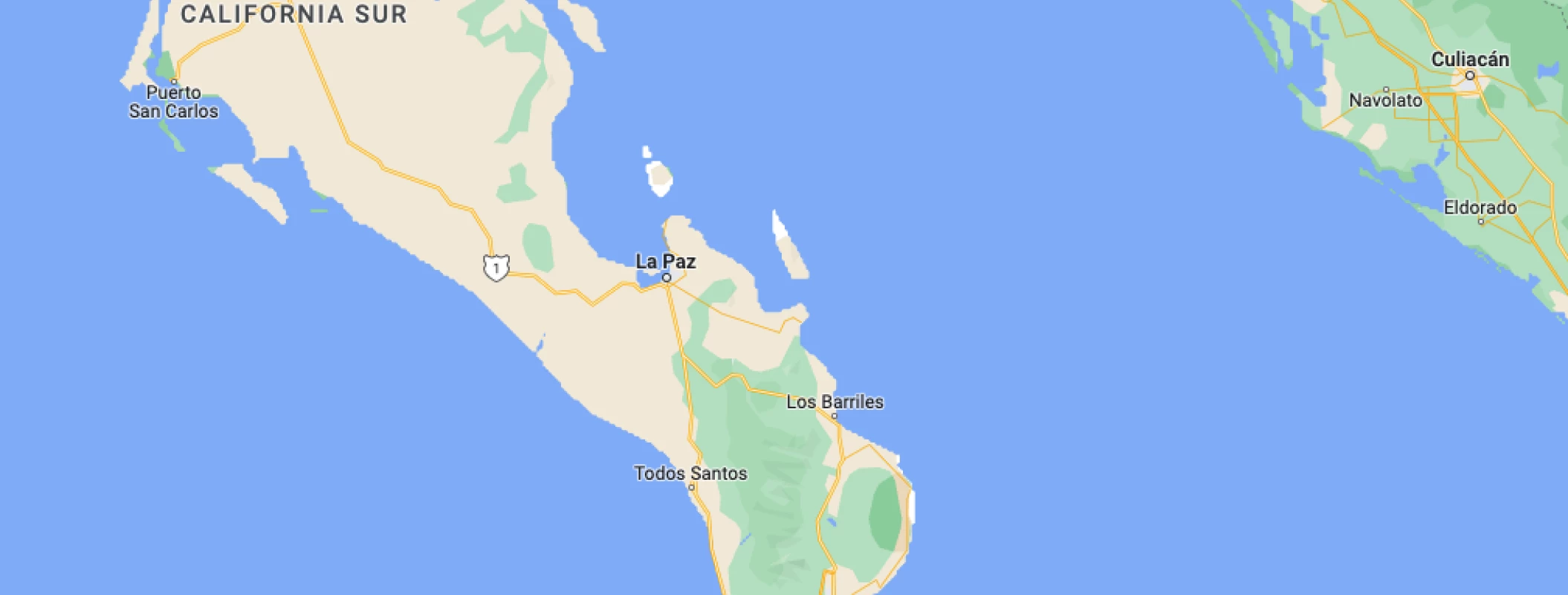 Google maps of Riu Palace Cabo San Lucas