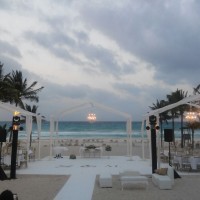 Riu Palace wedding reception beach venue