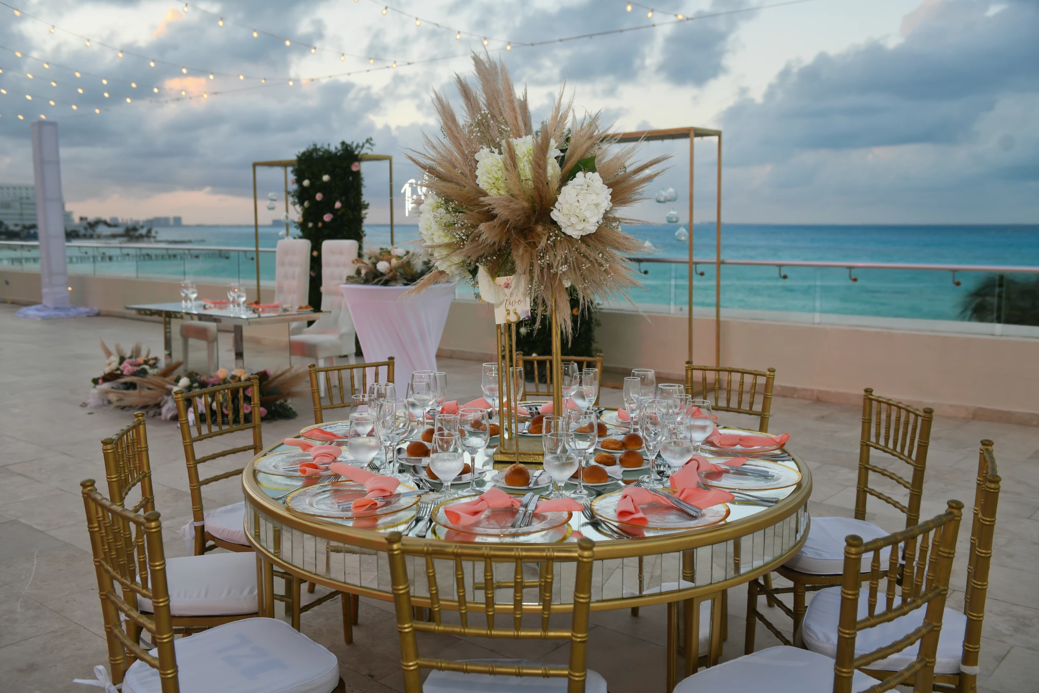 rooftop terrace venue at Hyatt Ziva Cancun