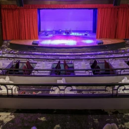 Royal Hideaway Playacar theatre for evening shows