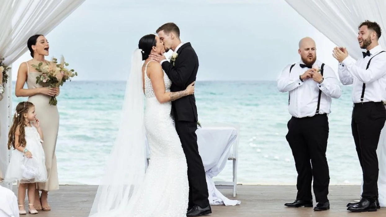 Destination Wedding at Royalton Blue Waters.