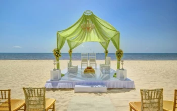 Royalton Riviera asian wedding beach venue