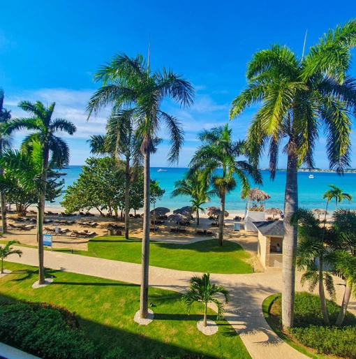 Royalton Negril Beach and garden Overview.