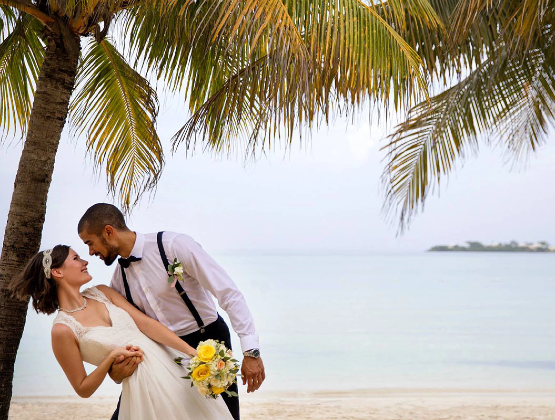 Royalton Negril couple at Beach Wedding Venue.