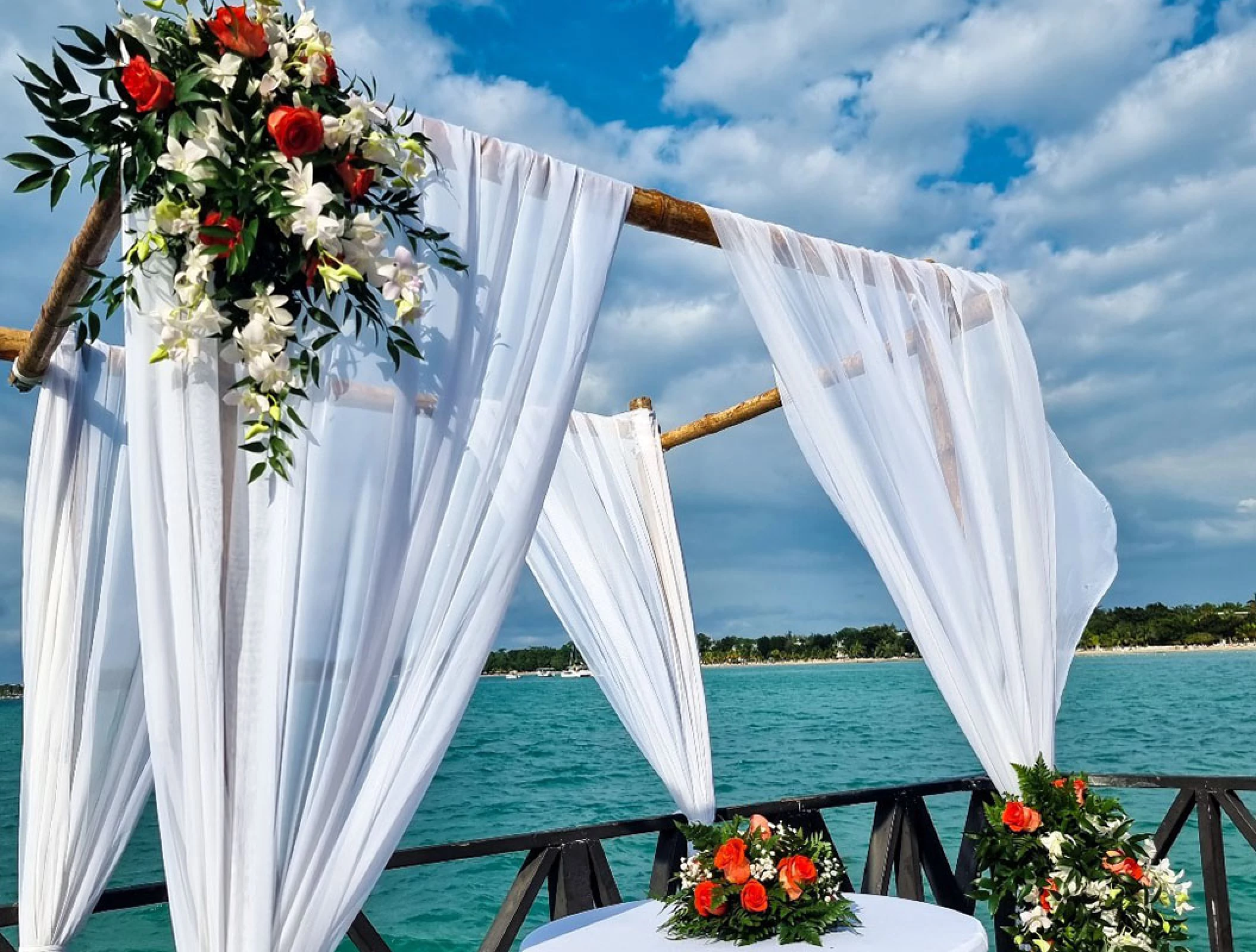 Royalton Negril Chairman Ocean Pier Wedding Venue.